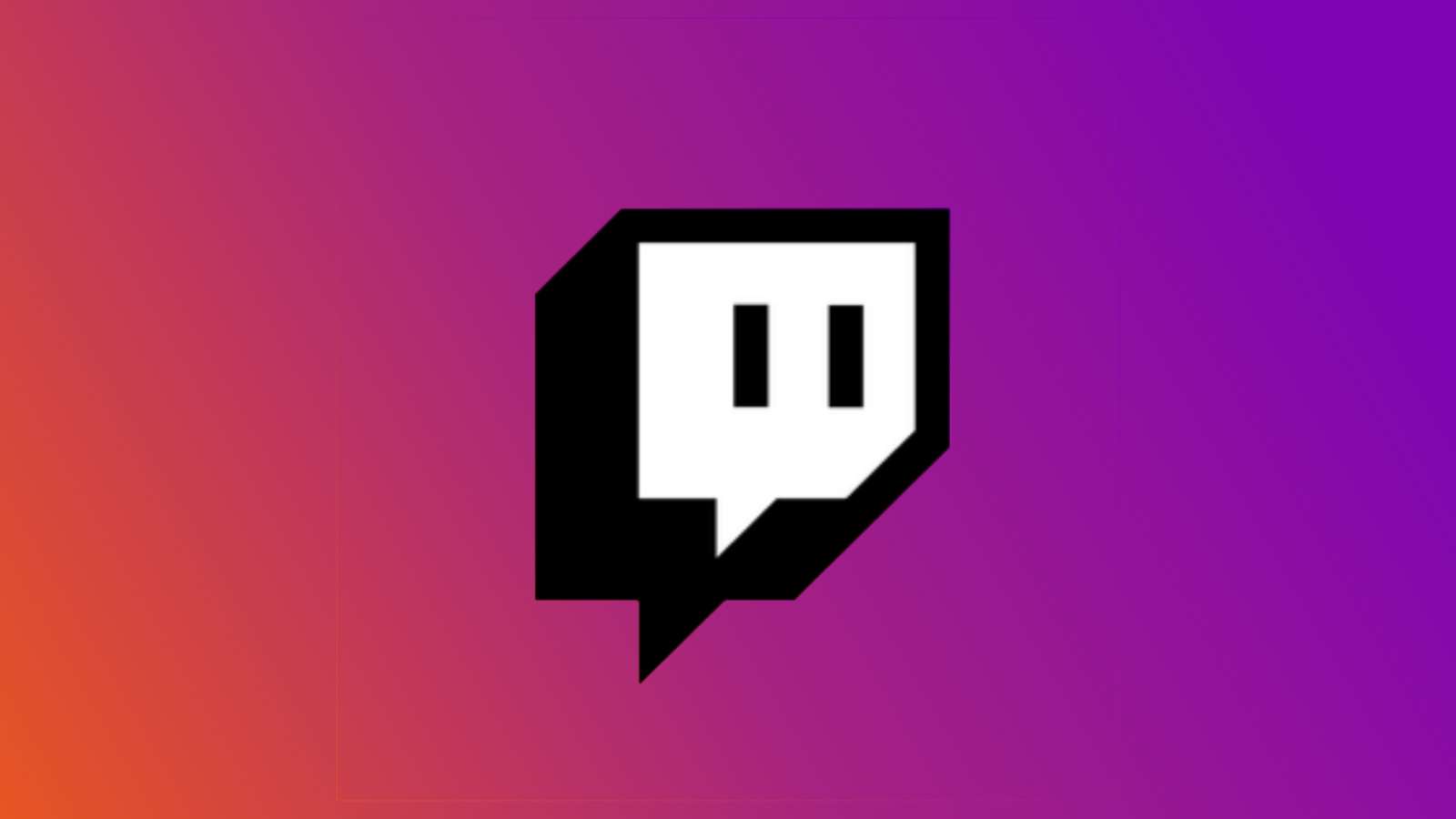 Twitch logo on colorful background