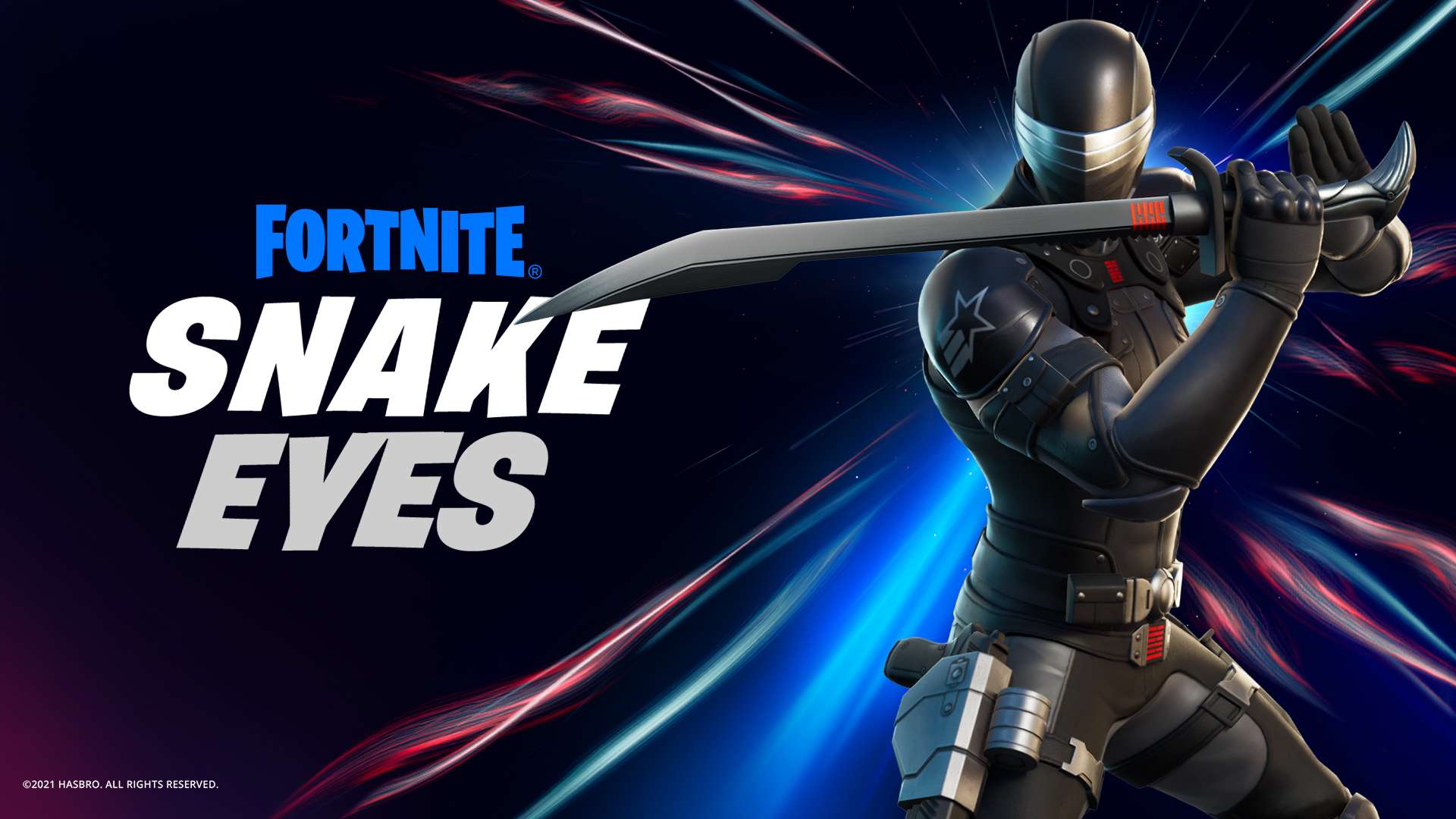 Fortnite Snake Eyes G.I. Joe skin