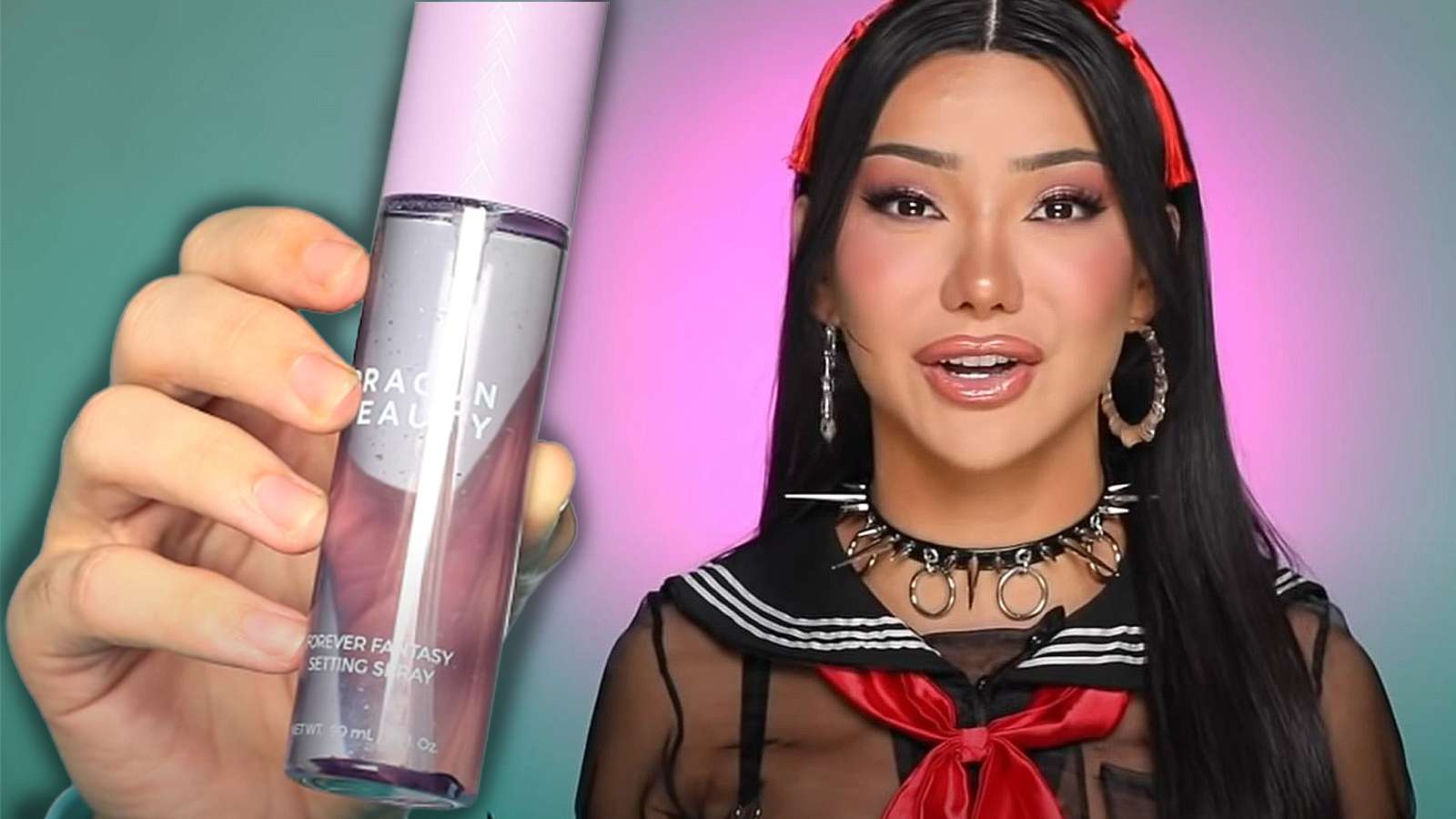 Nikita Dragun responds to claims of mold in her setting spray