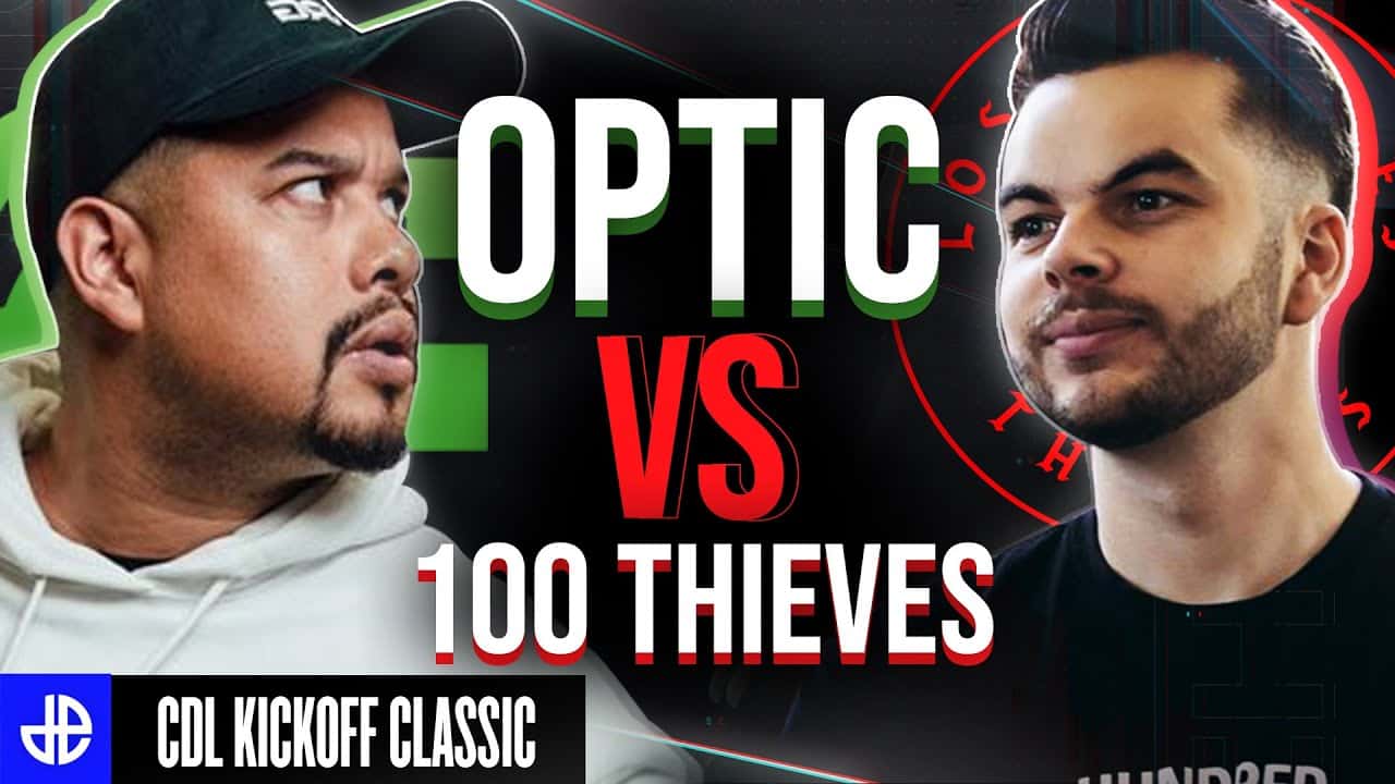 CSGO OpTic vs 100 Thieves at CDL