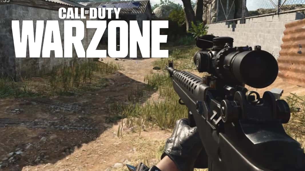DMR 14 in BOCW with Warzone Logo