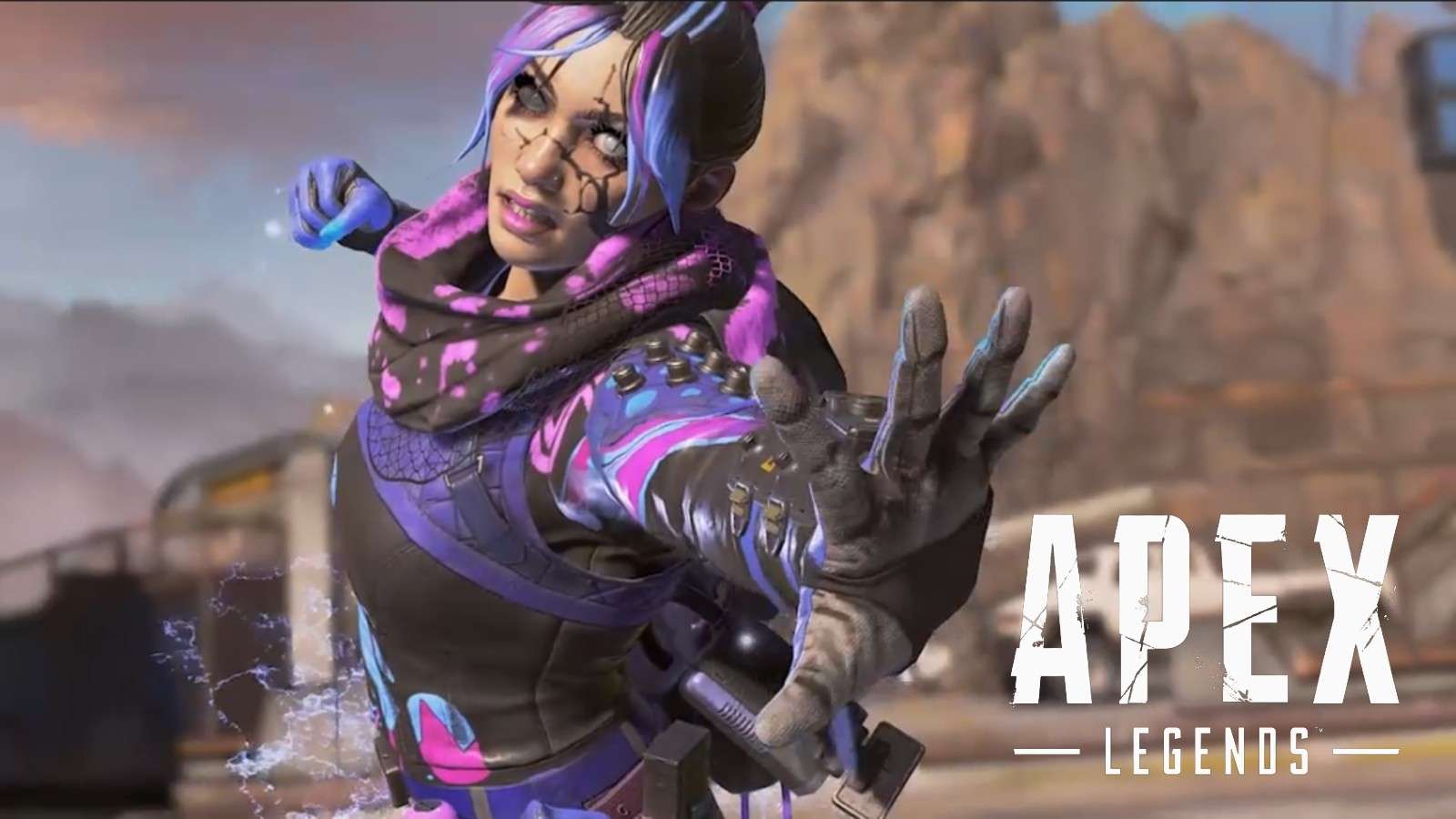 Wraith in Apex Legends attempting a finisher