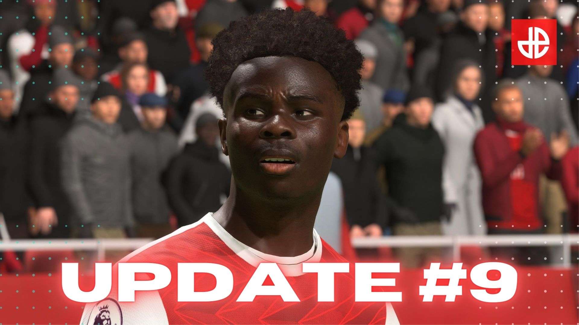 Bakayo Saka Arsenal stands next to FIFA 21 Title Update 9 patch notes Dexerto.