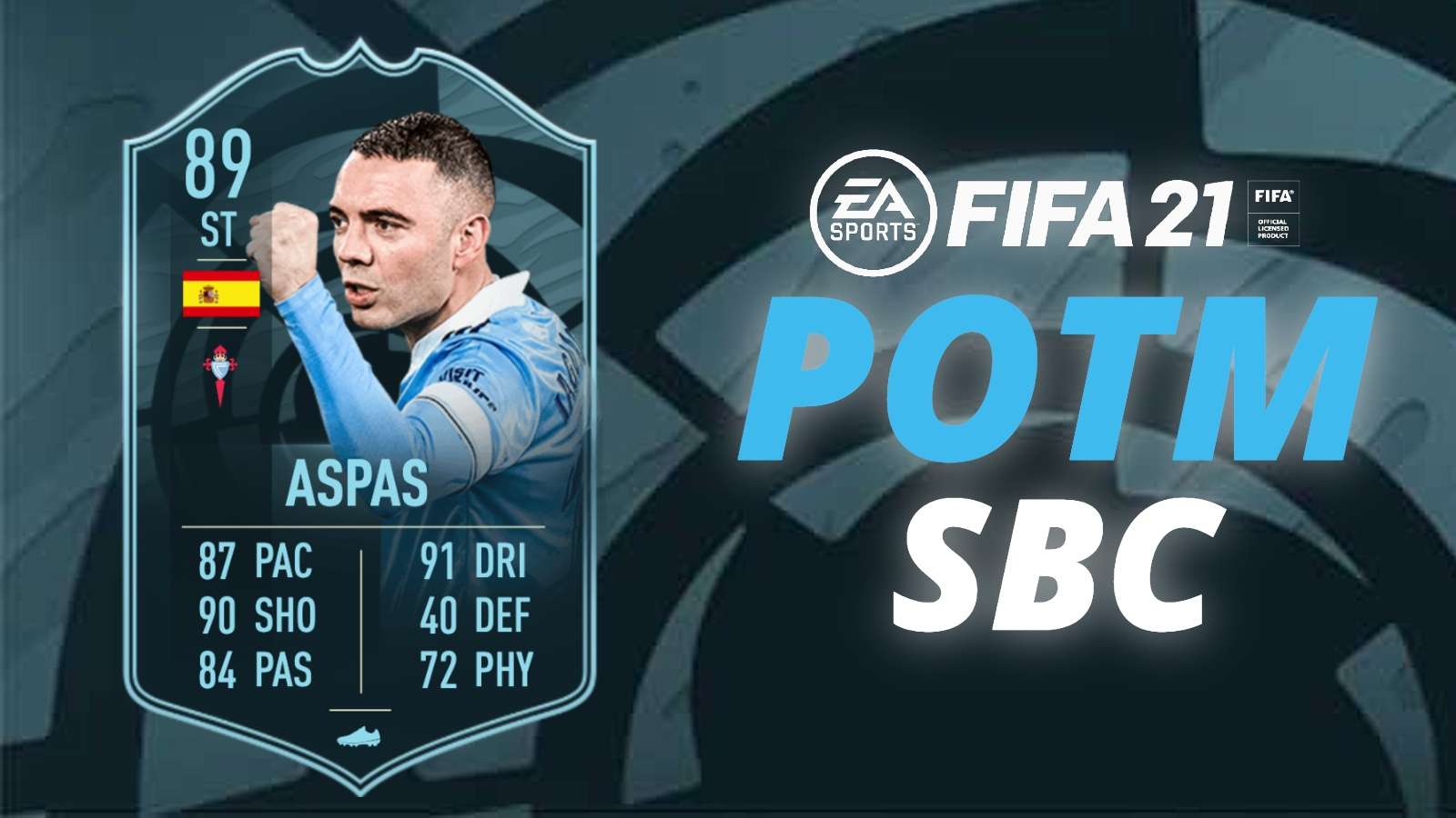 Iago Aspas POTM SBC FIFA 21