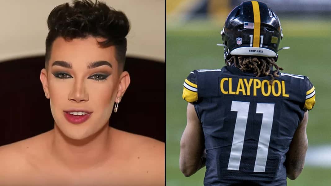 James Charles and Pittsburgh Steelers Chase Claypool