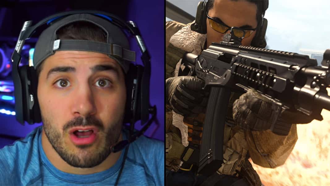 NickMercs and the AMAX in CoD Warzone