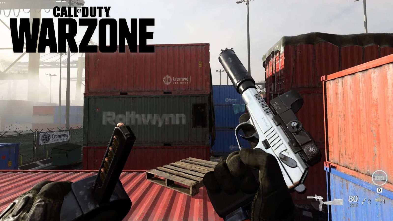 Call of Duty Warzone Modern Warfare Sykov Pistol With Logo
