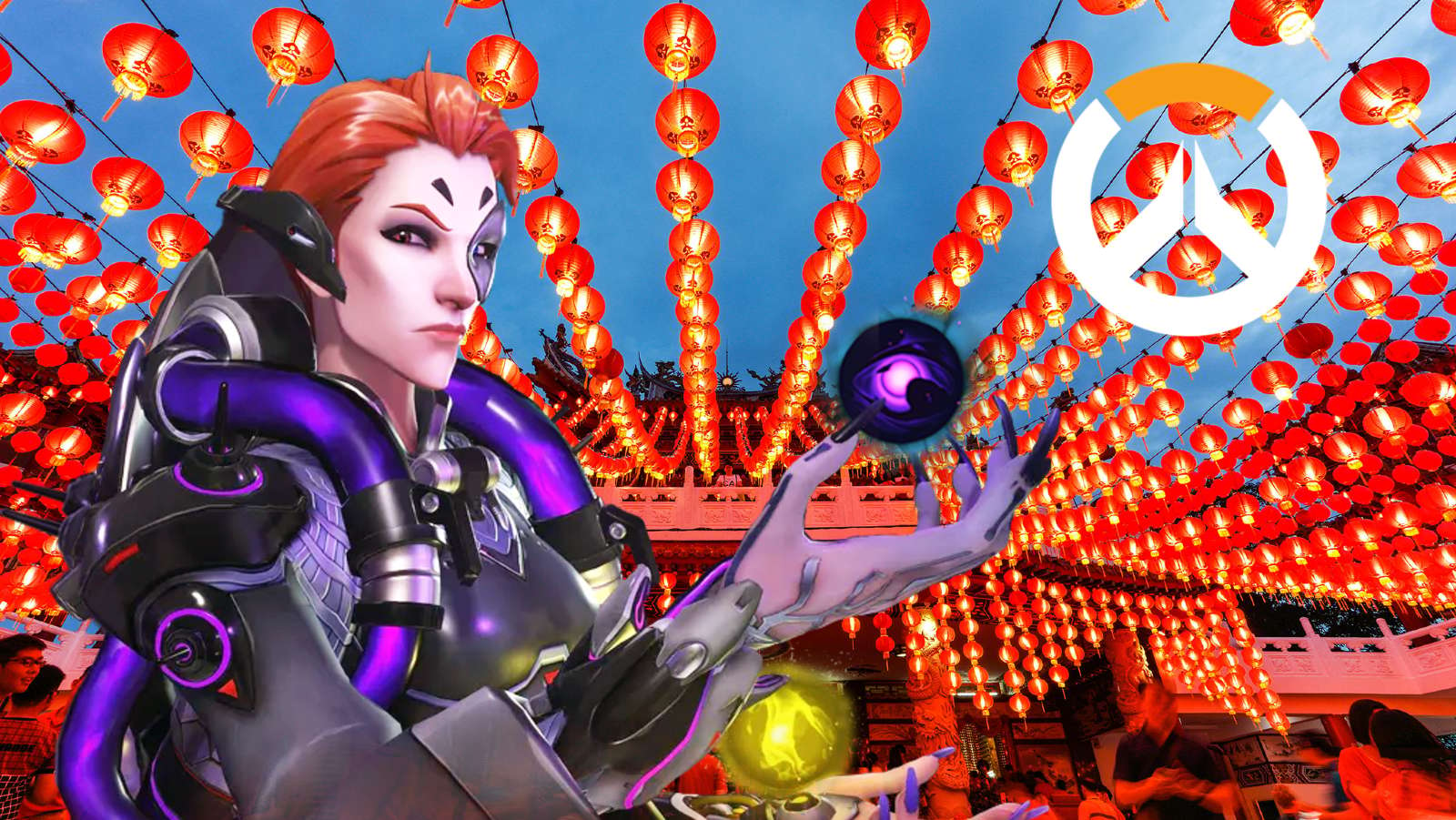 Moira Overwatch Chinese Lunar New Year skin concept
