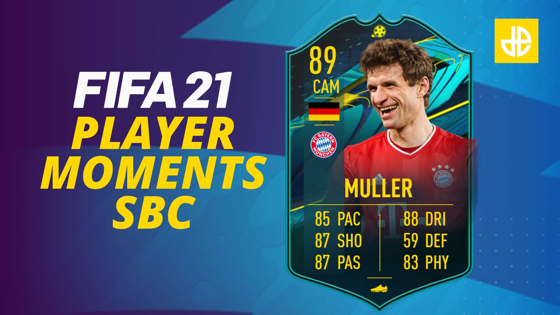 Thomas Muller FIFA 21 Player Moments SBC