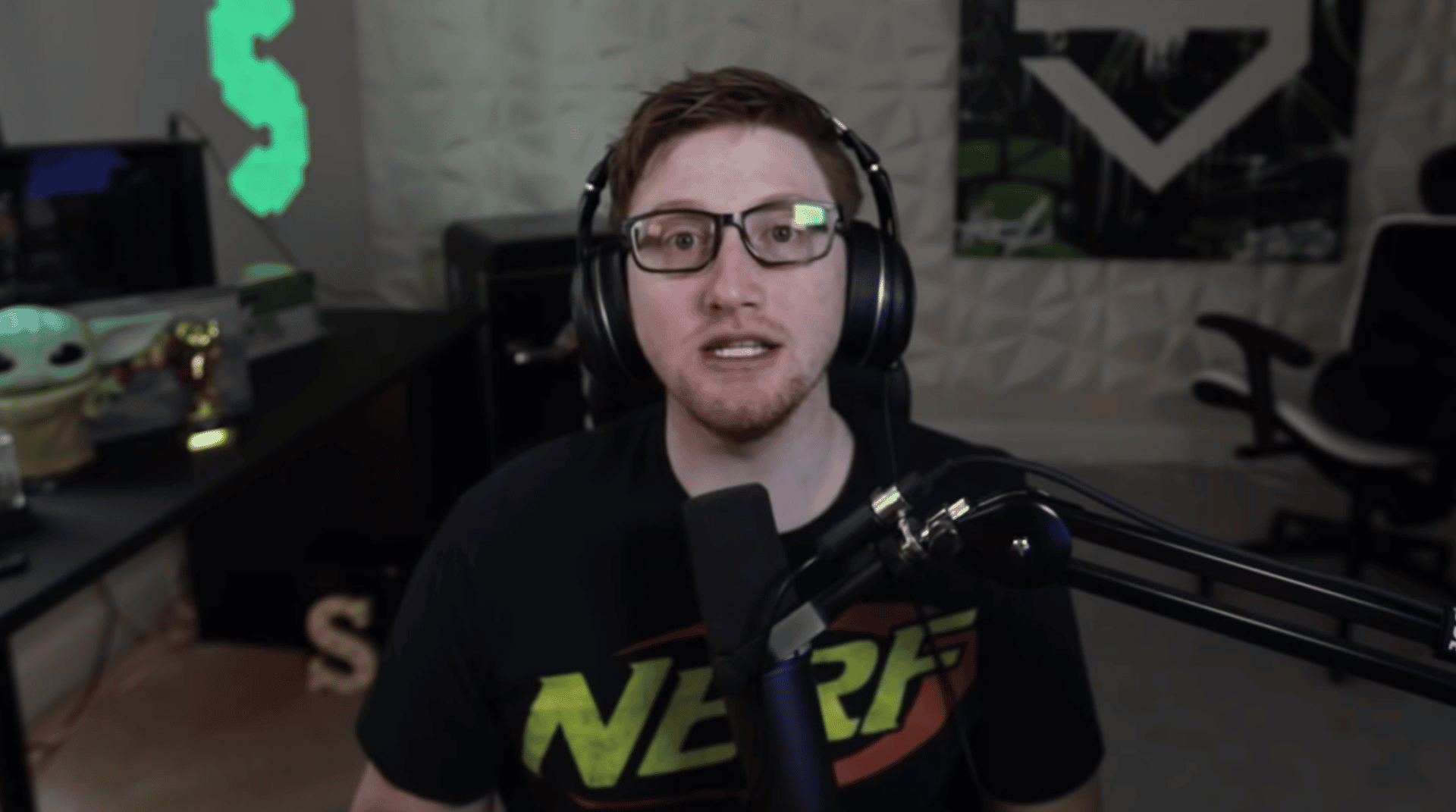 Scump talking to the camera