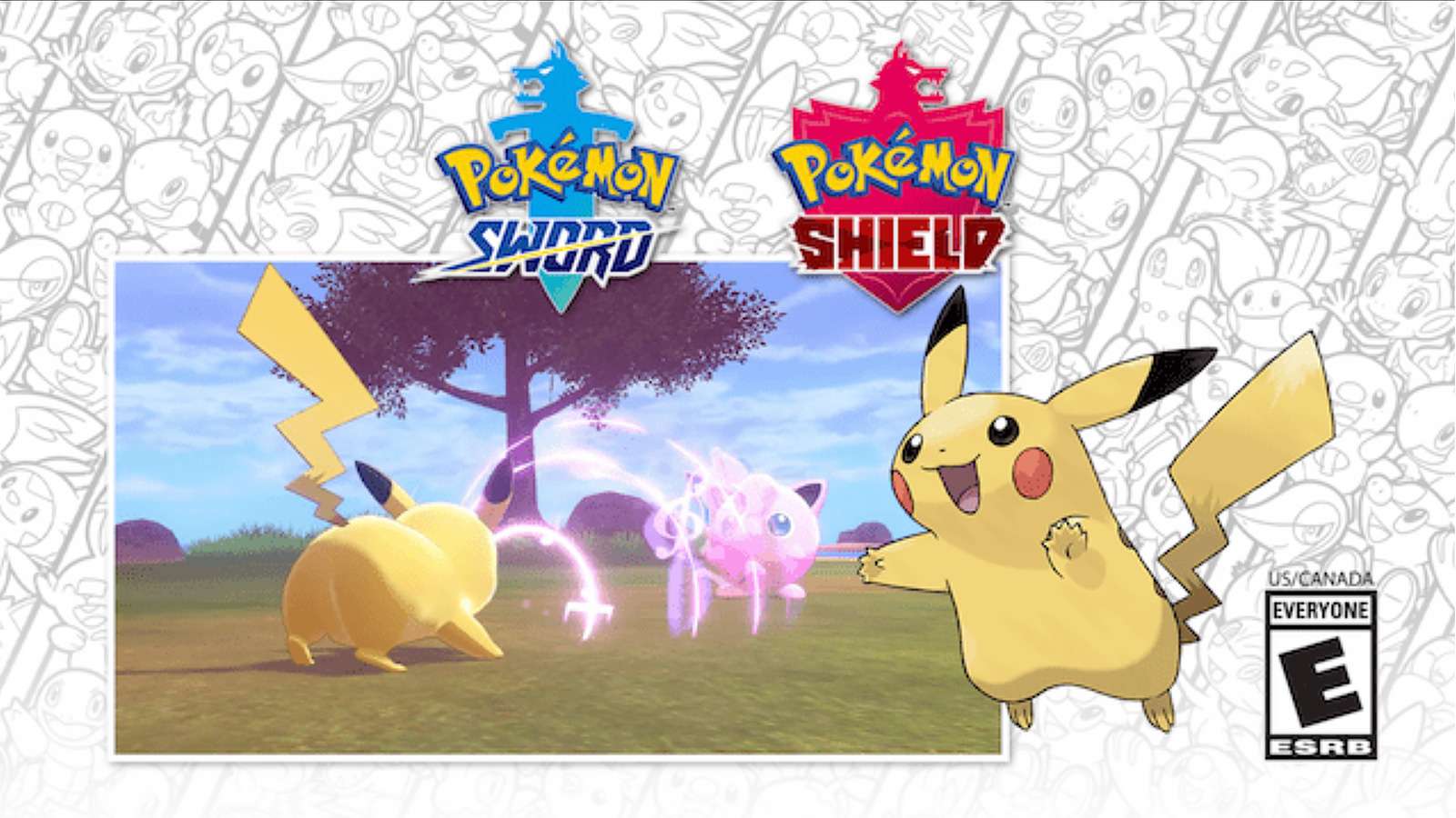 Screenshot of Pokemon Sword & Shield Sing Pikachu.