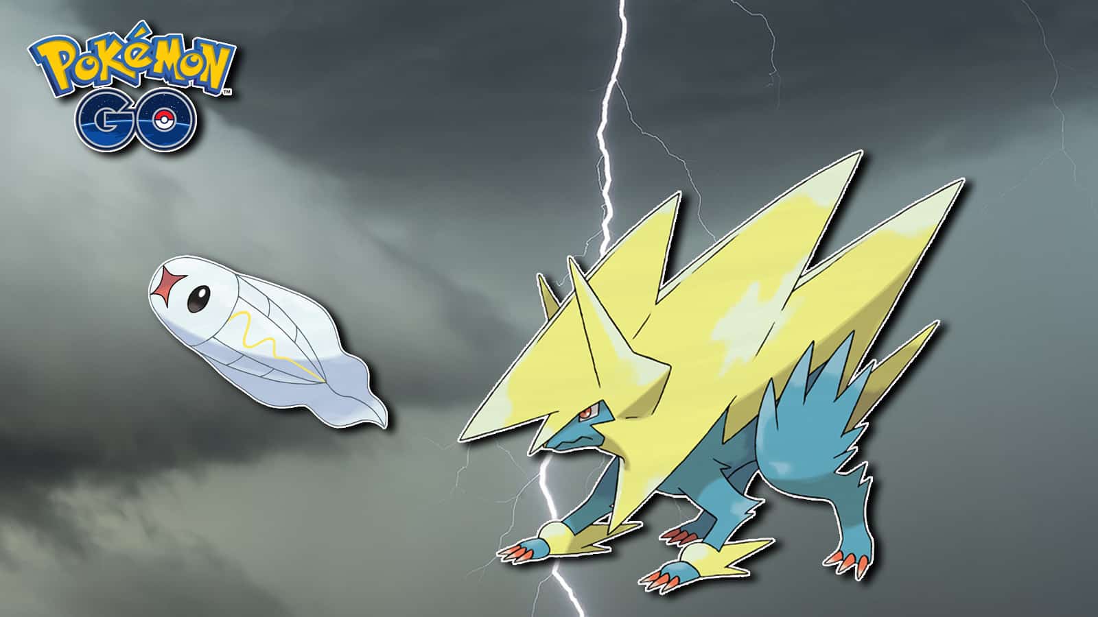 Screenshot of Tynamo and Mega Manectric in Pokemon Go Charge Up event.