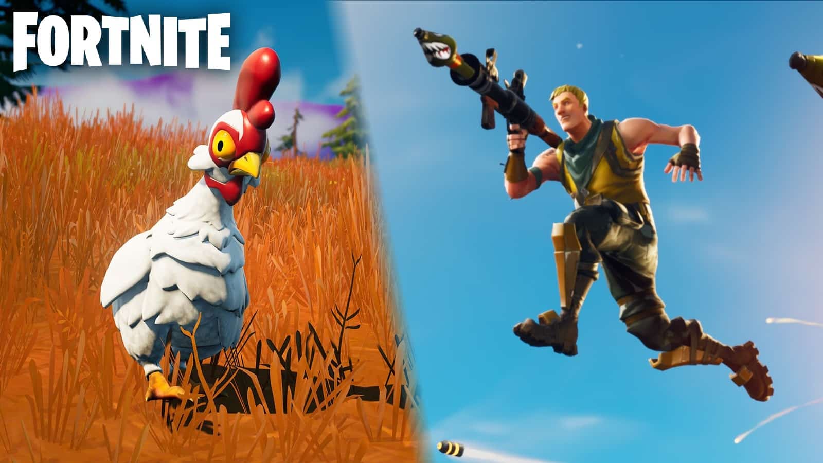 Fortnite Season 6 Chicken Jump Exploit With Logo