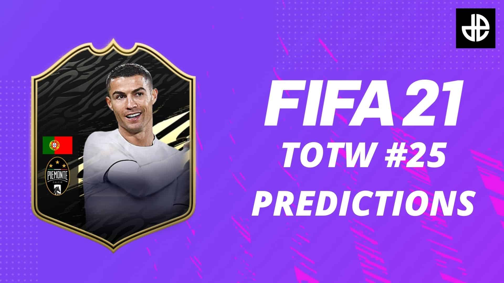 FIFA 21 TOTW 25 predictions with a Cristiano Ronaldo TOTW card