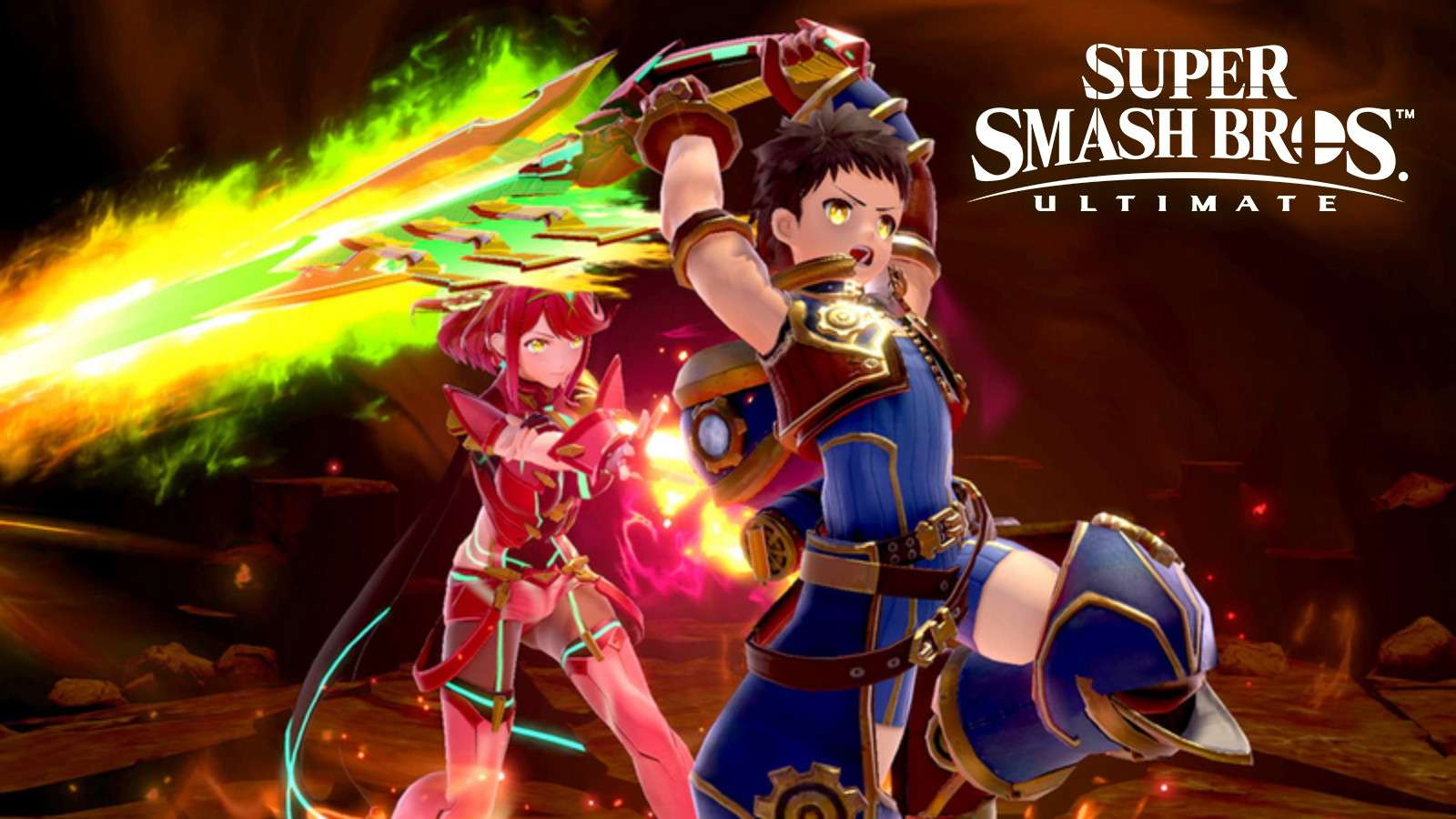 Rex and Pyra attack in Smash Ultimate