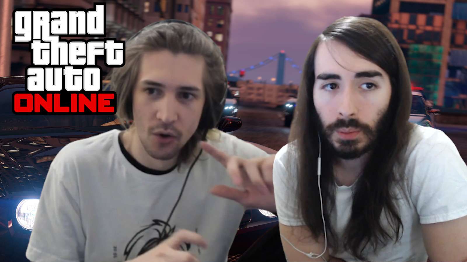 xQc and moistcr1tikal play GTA Online RP roleplay