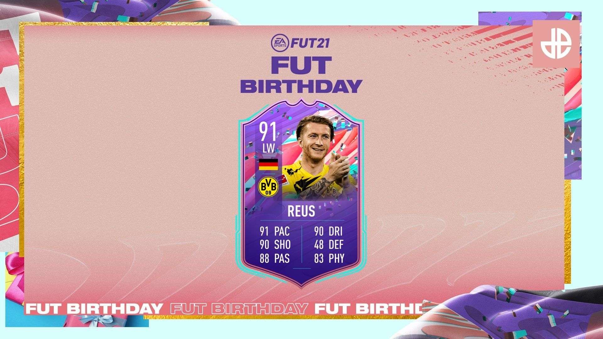 FIFA 21 Marco Reus FUT Birthday SBC
