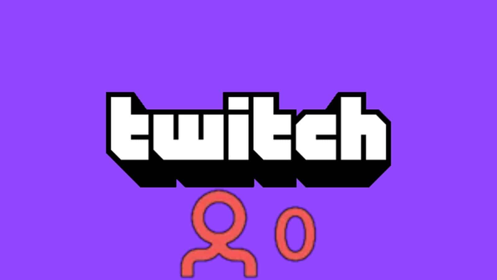 Twitch with zero viewers
