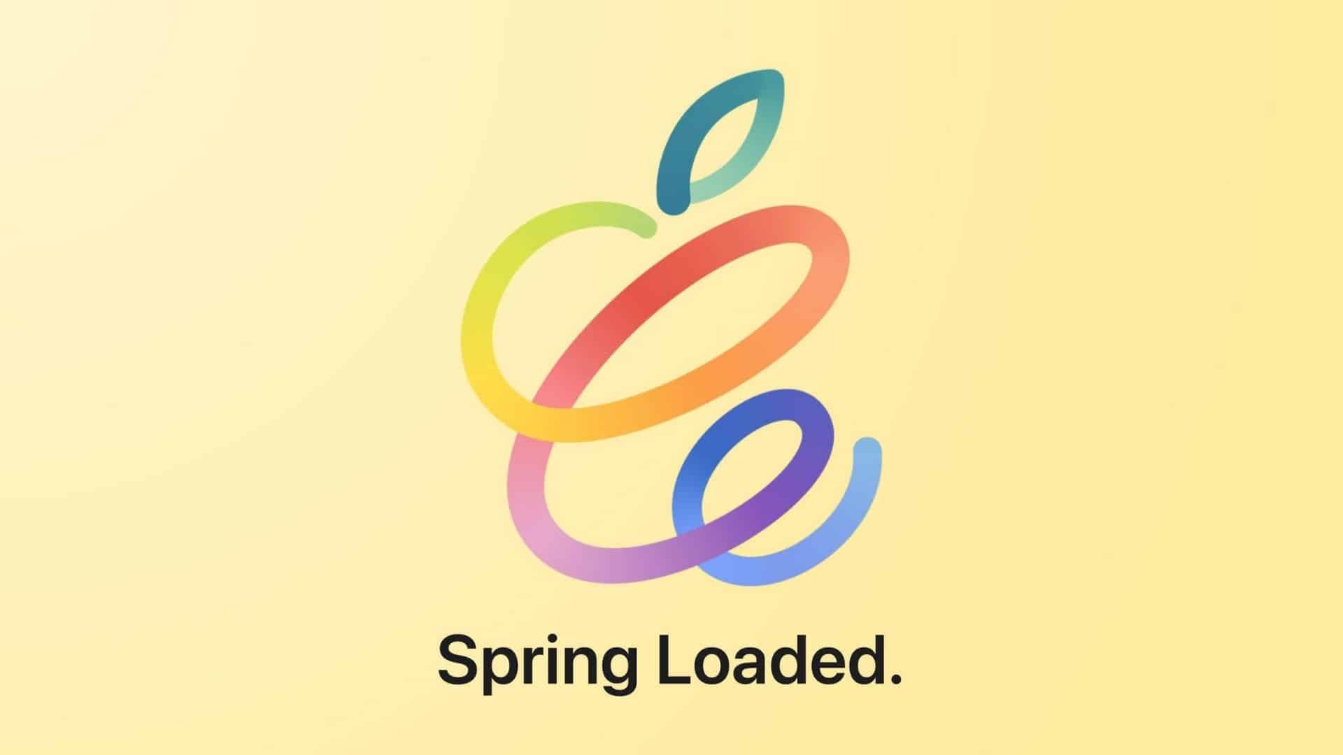 Apple Spring Loaded event logo and graphic