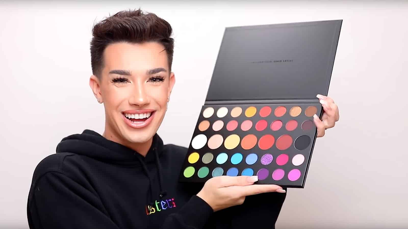 James Charles with Morphe palette