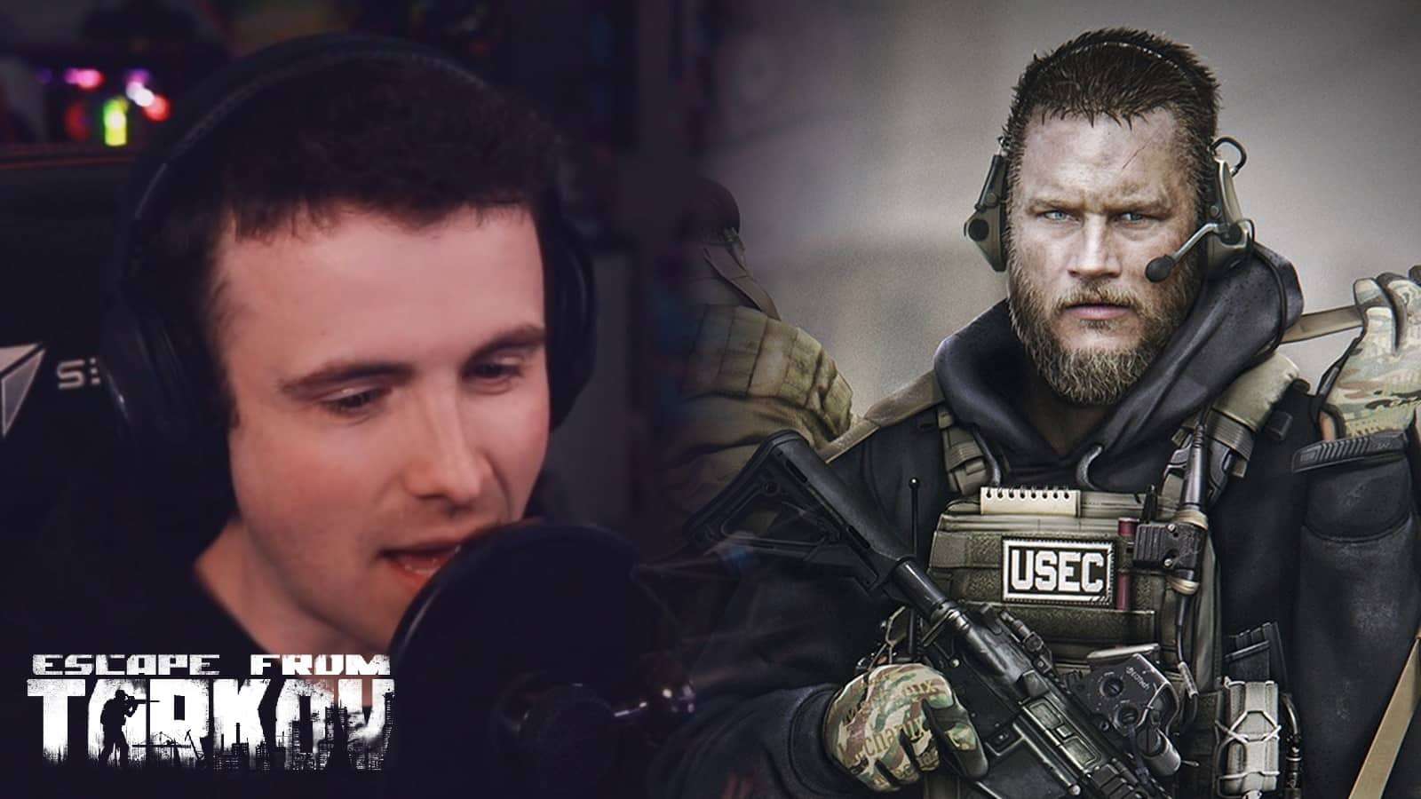 DrLupo Escape From Tarkov Hired Ops With Logo