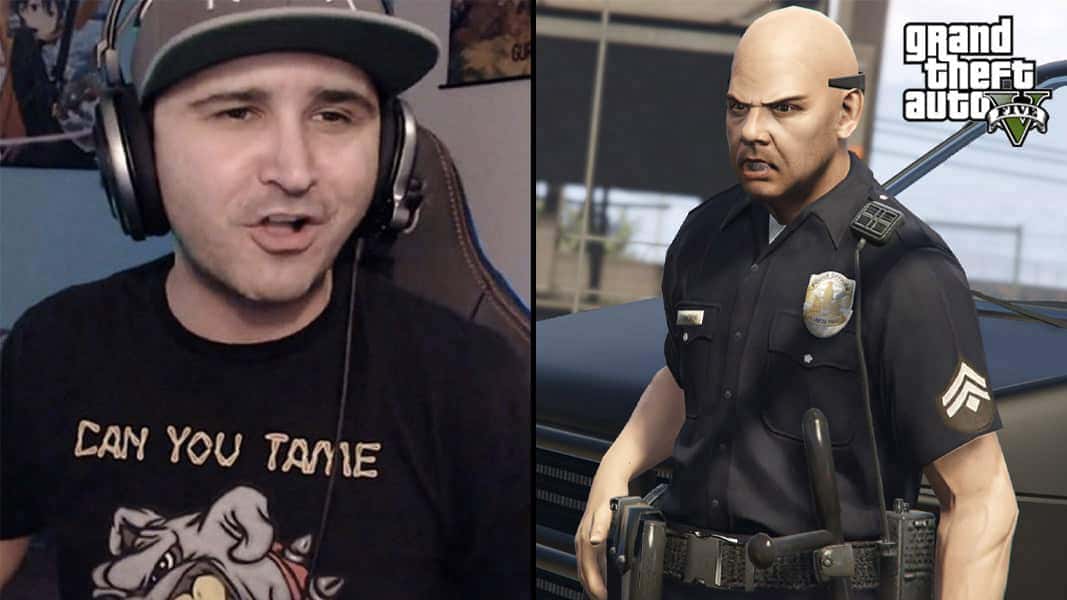 Summit1g and a GTA RP cop