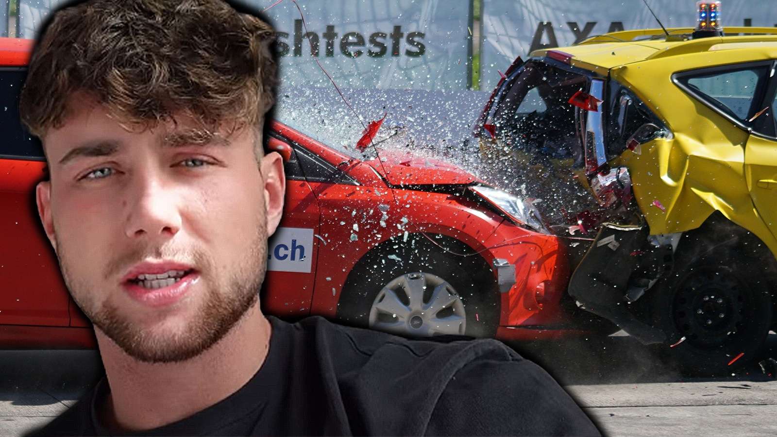 Harry Jowsey PS5 car crash