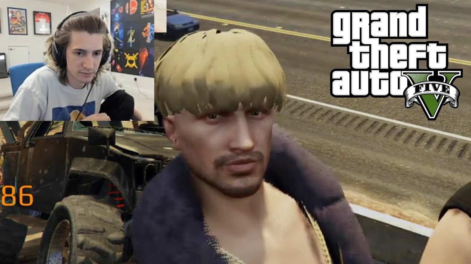 xQc's character in GTA RP