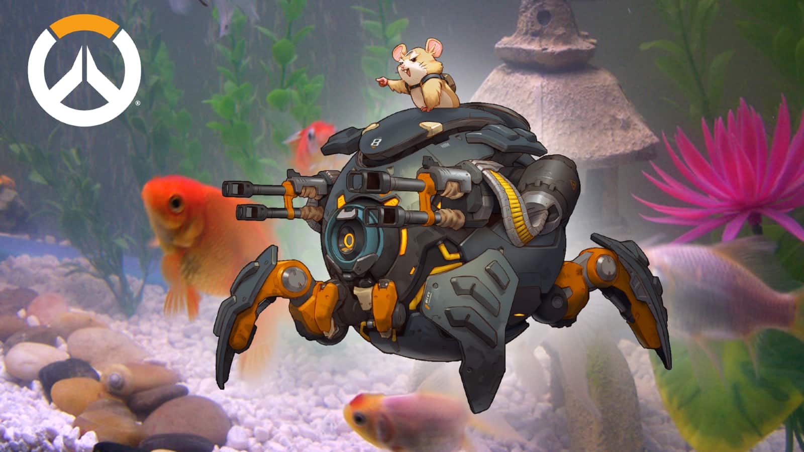 Overwatch Goldfish Wrecking Ball skin idea