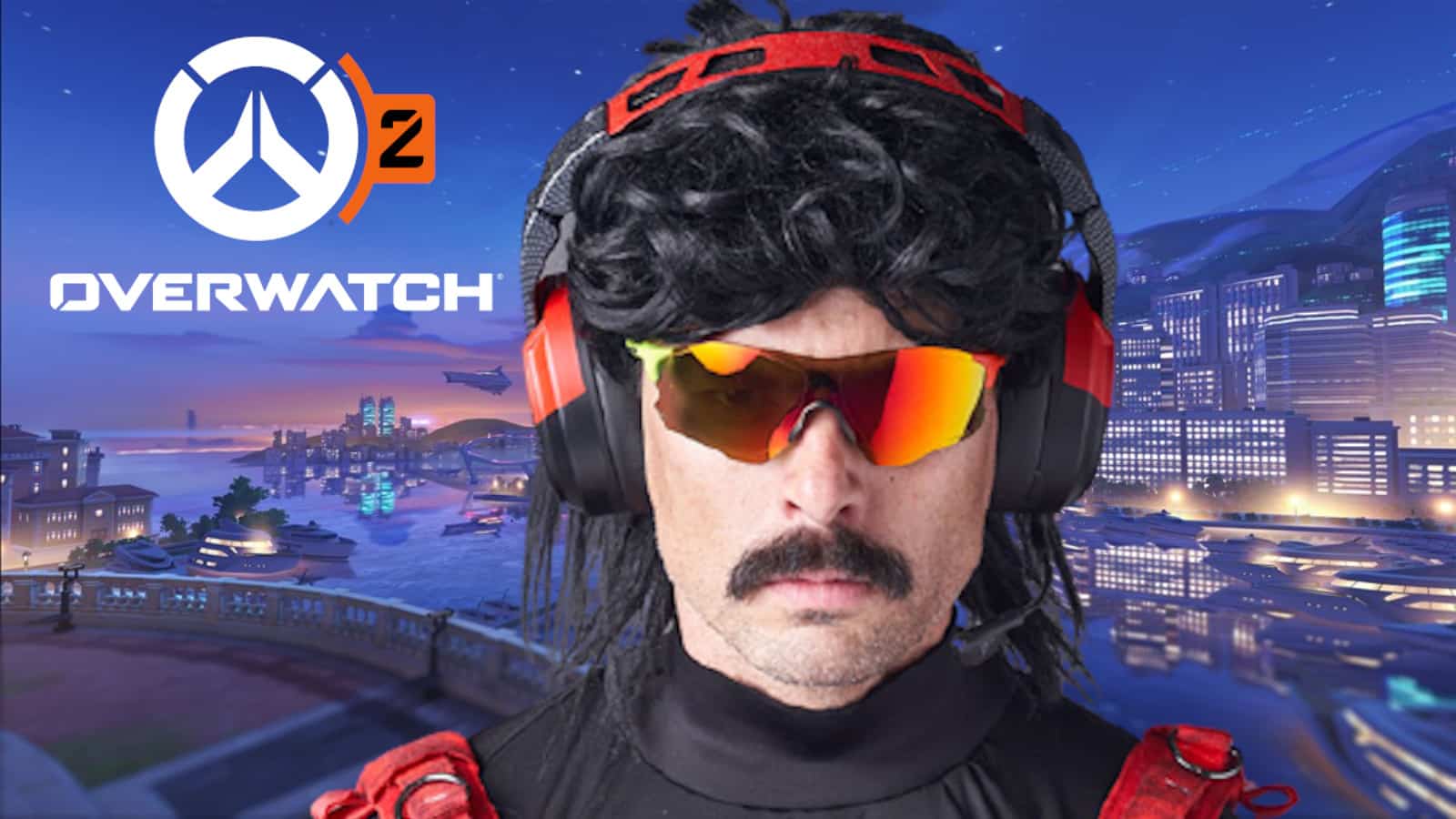 Dr Disrespect in Overwatch 2 Montecarlo map