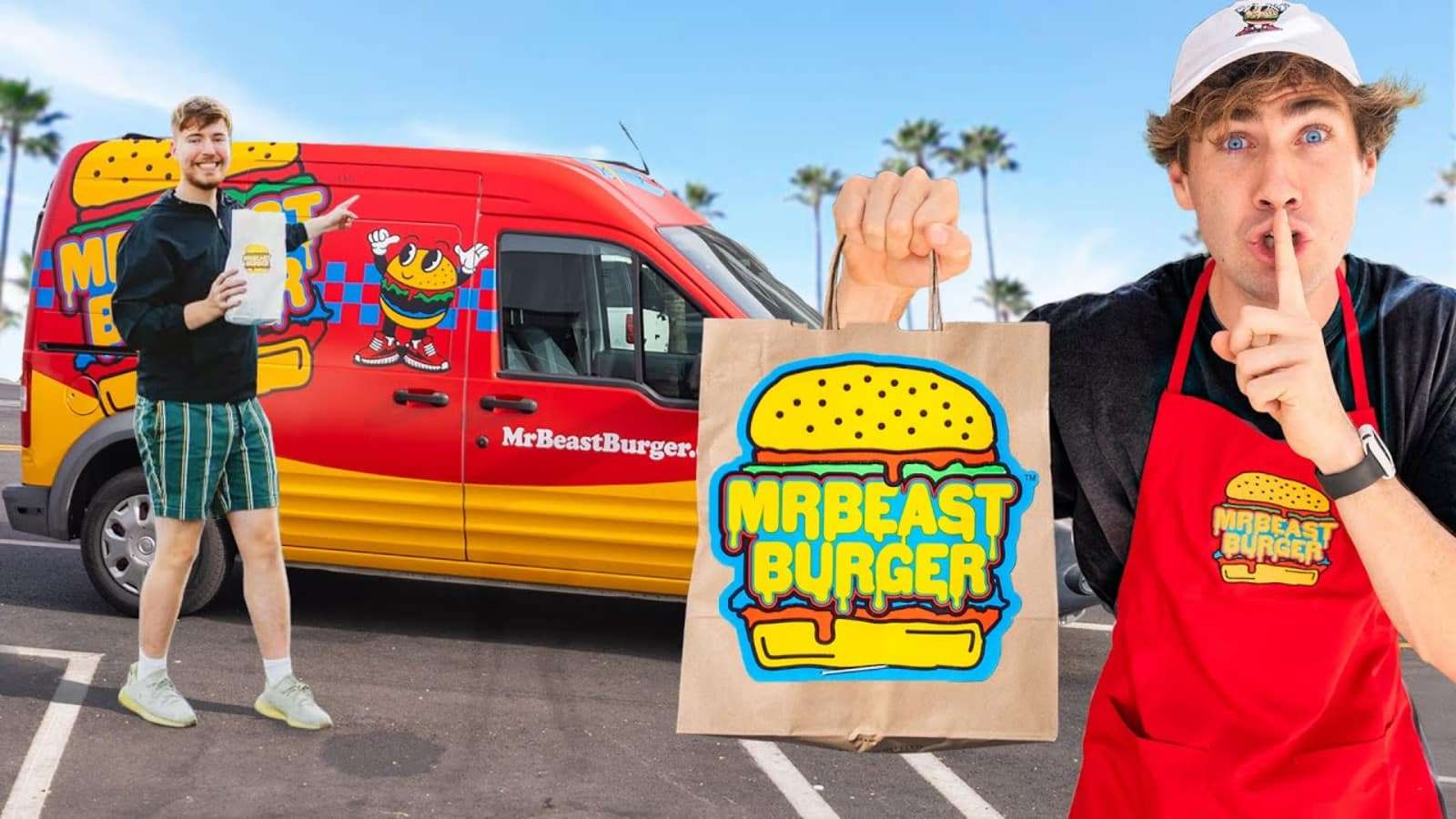 Airrack takes over a mrbeast burger
