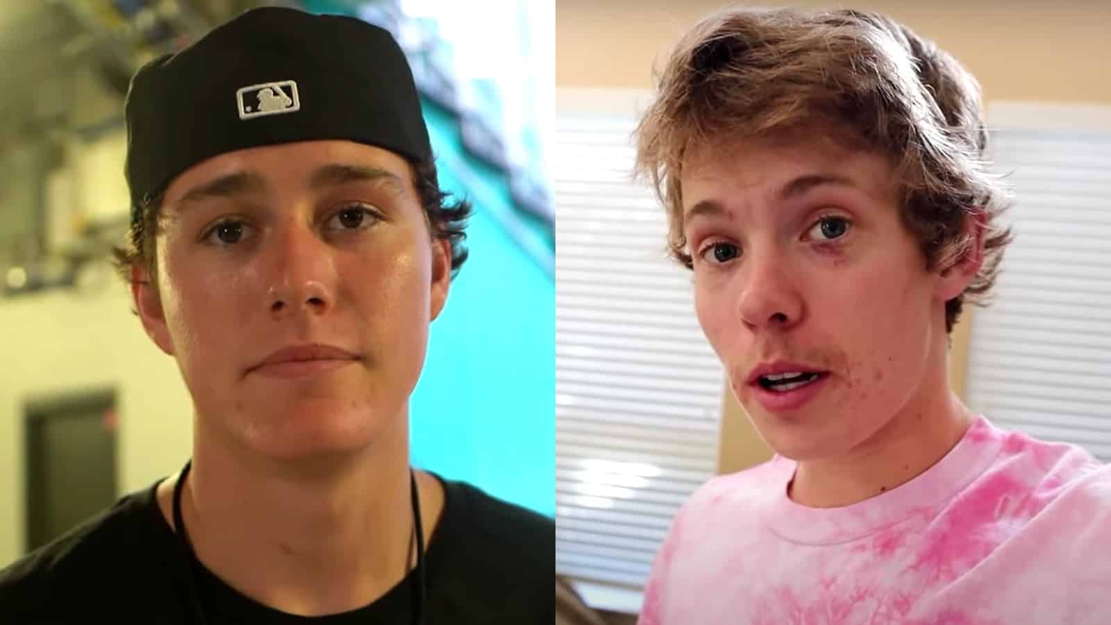Ryland Storms and Tanner Fox in their YouTube videos