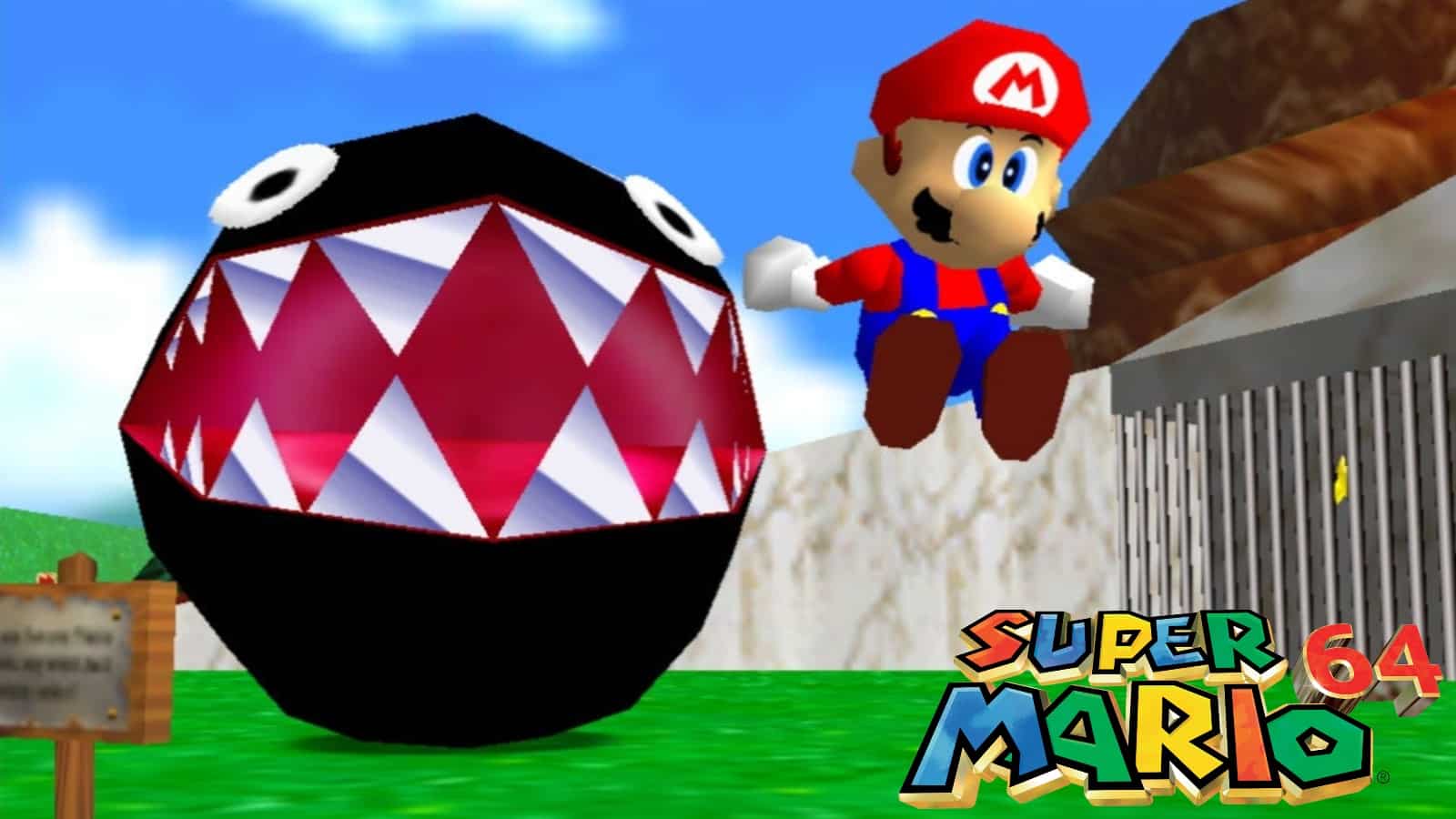 Super Mario 64 Mario 16 Star Speedrun Record With Logo