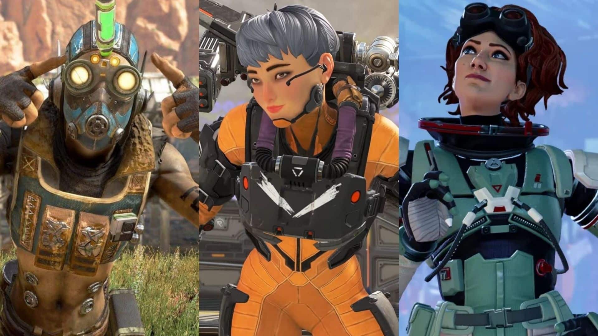 octane valkyrie and horizon in apex legends