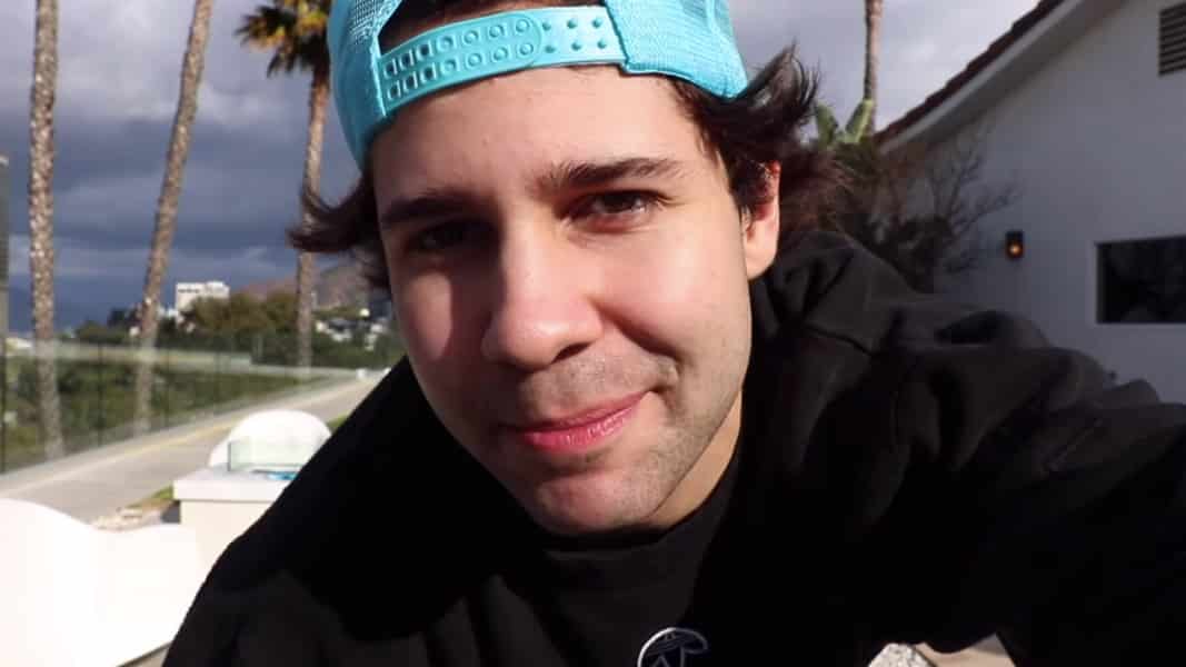 David Dobrik filming with a camera for YouTube