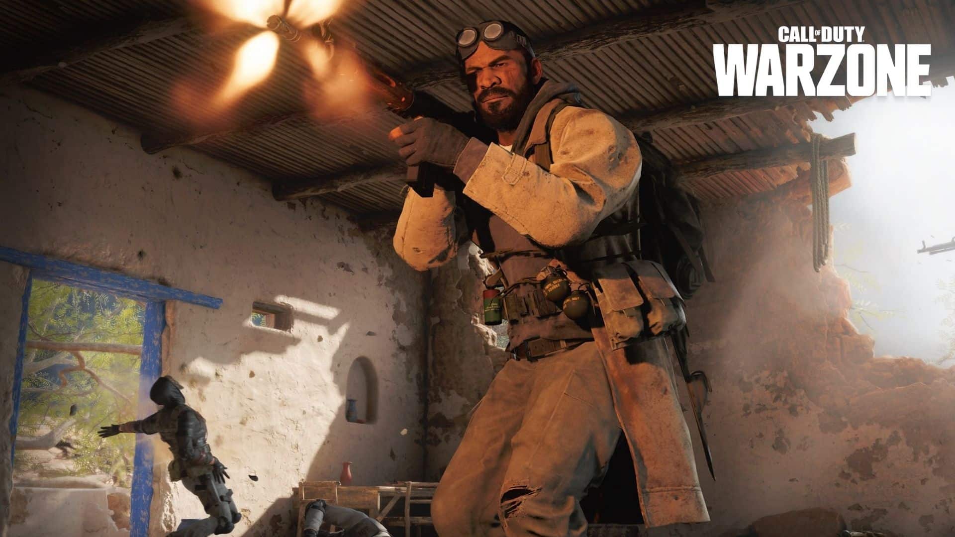 Warzone character shooting in Black Ops Cold War