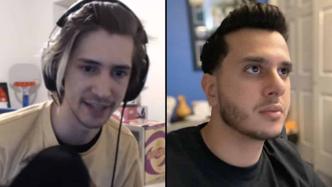 xQc and Ramee side-by-side