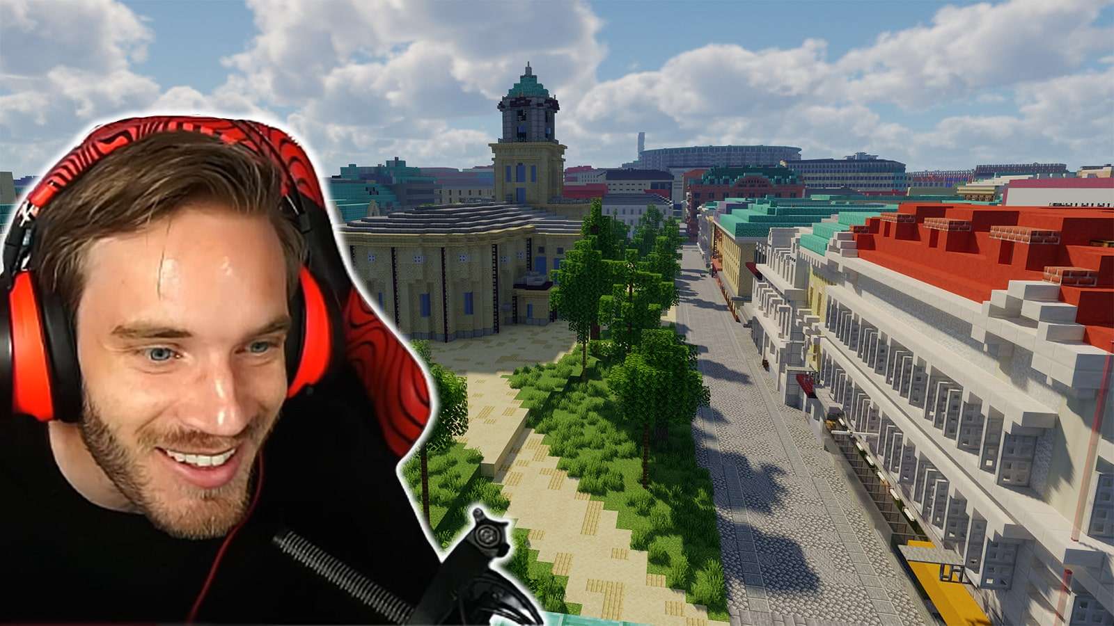 PewDiePie stunned hometown recreation Minecraft