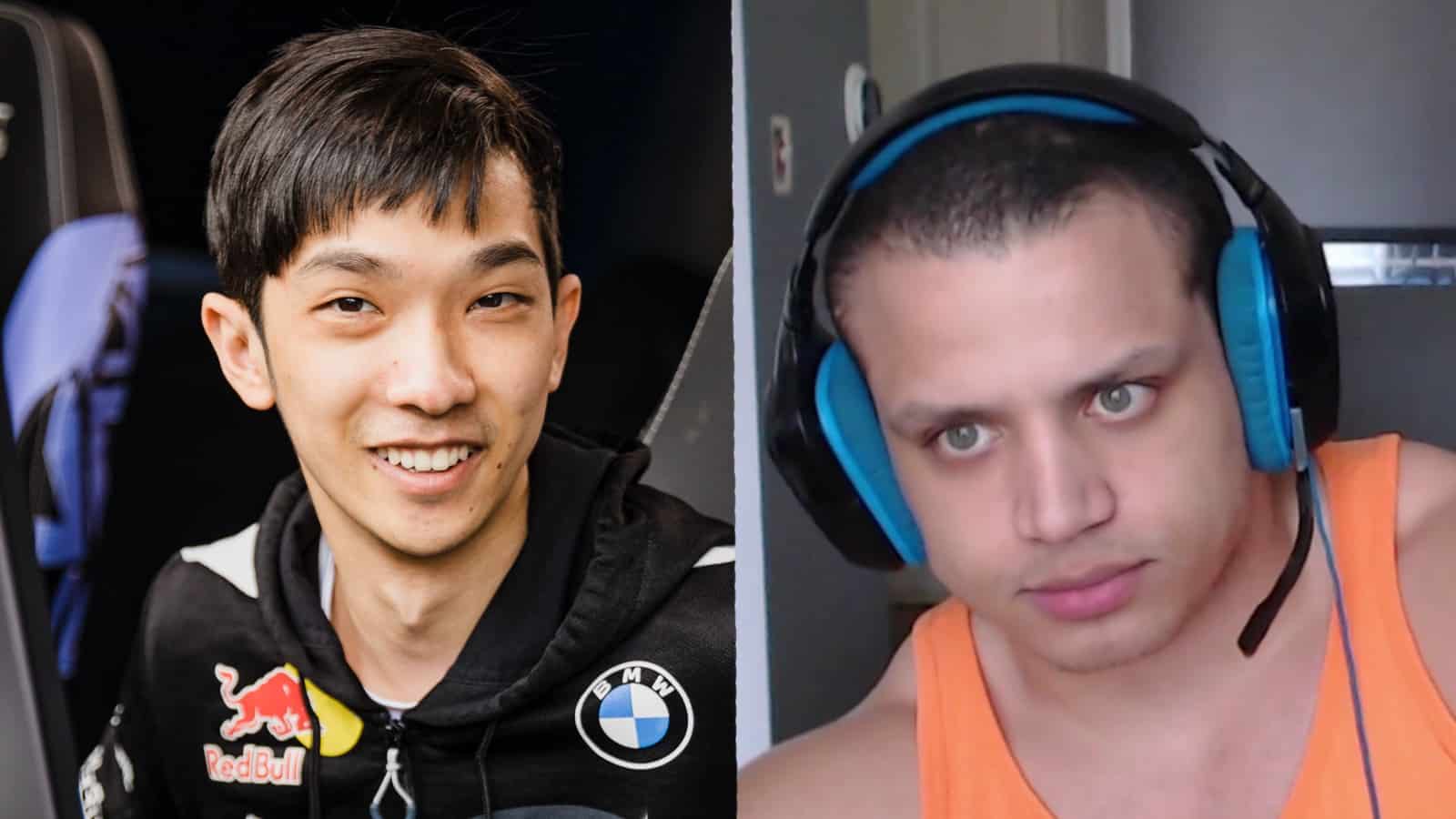 Blaber on LCS stage for Cloud9, Tyler1 streaming on Twitch