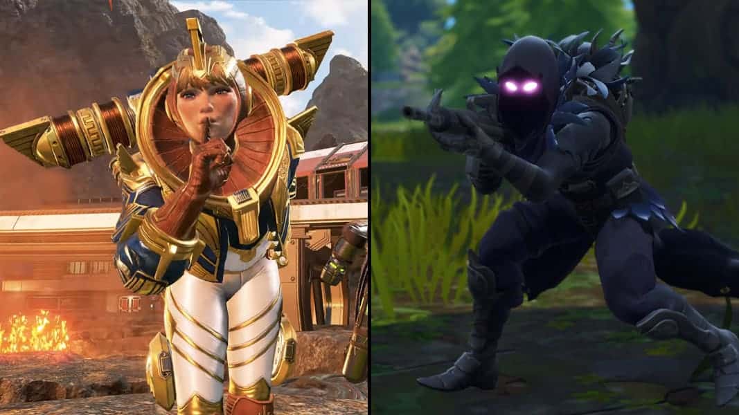 Wattson and a spooky skin from Fortnite
