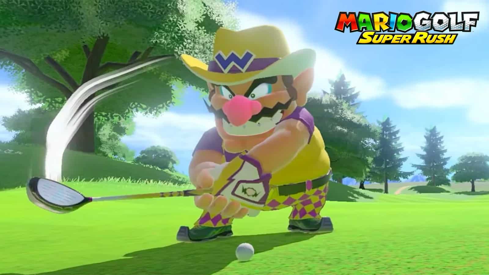 Mario Golf Super Rush Topspin & Backspin