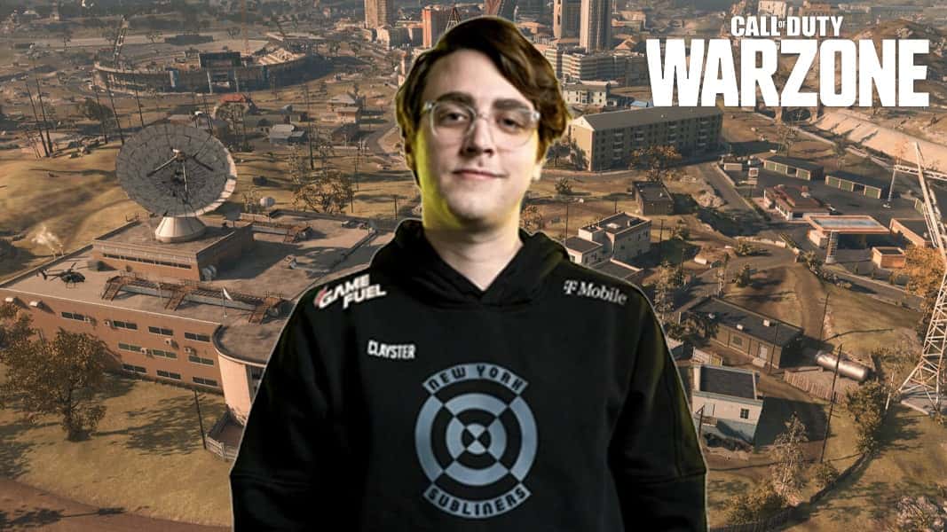 Clayster in NYSL gear in Warzone