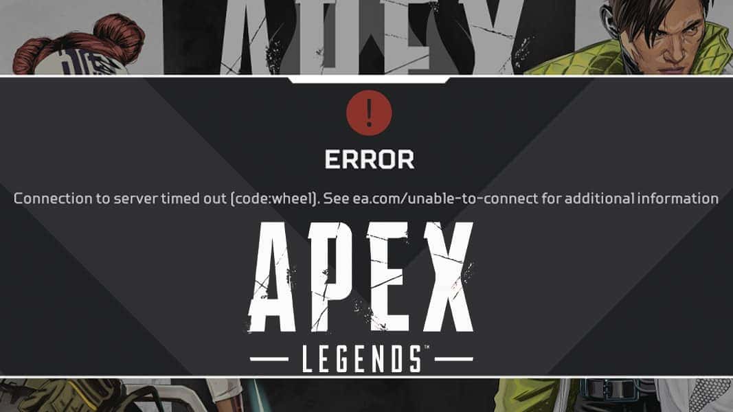 Apex Legends Code:Wheel error message in pre-game lobby