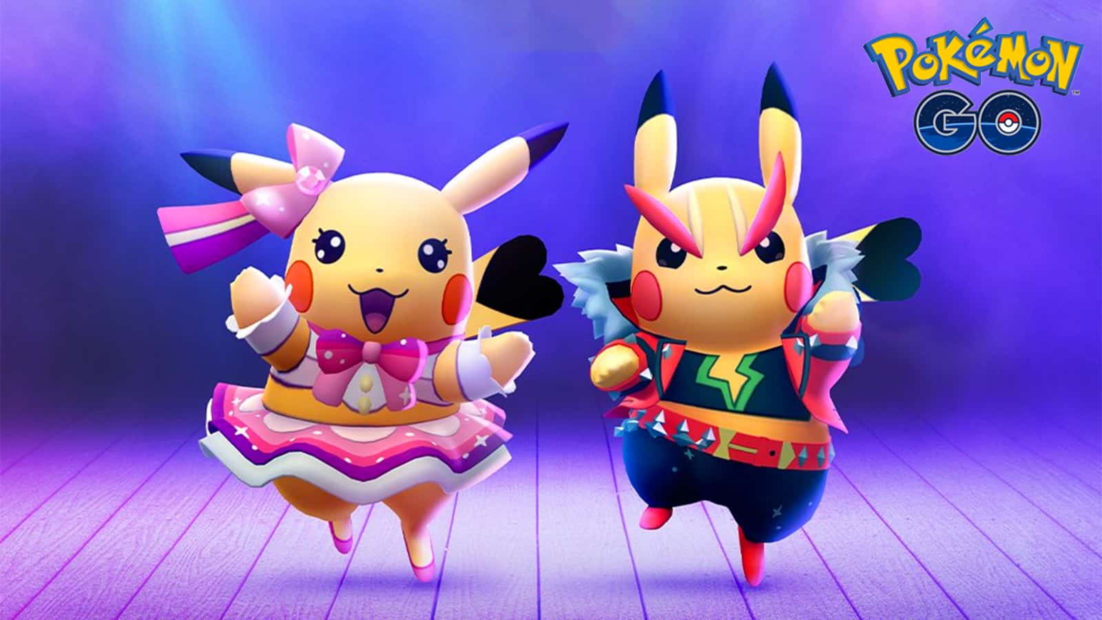 Pikachu Pop Star and Pikachu Rock Star