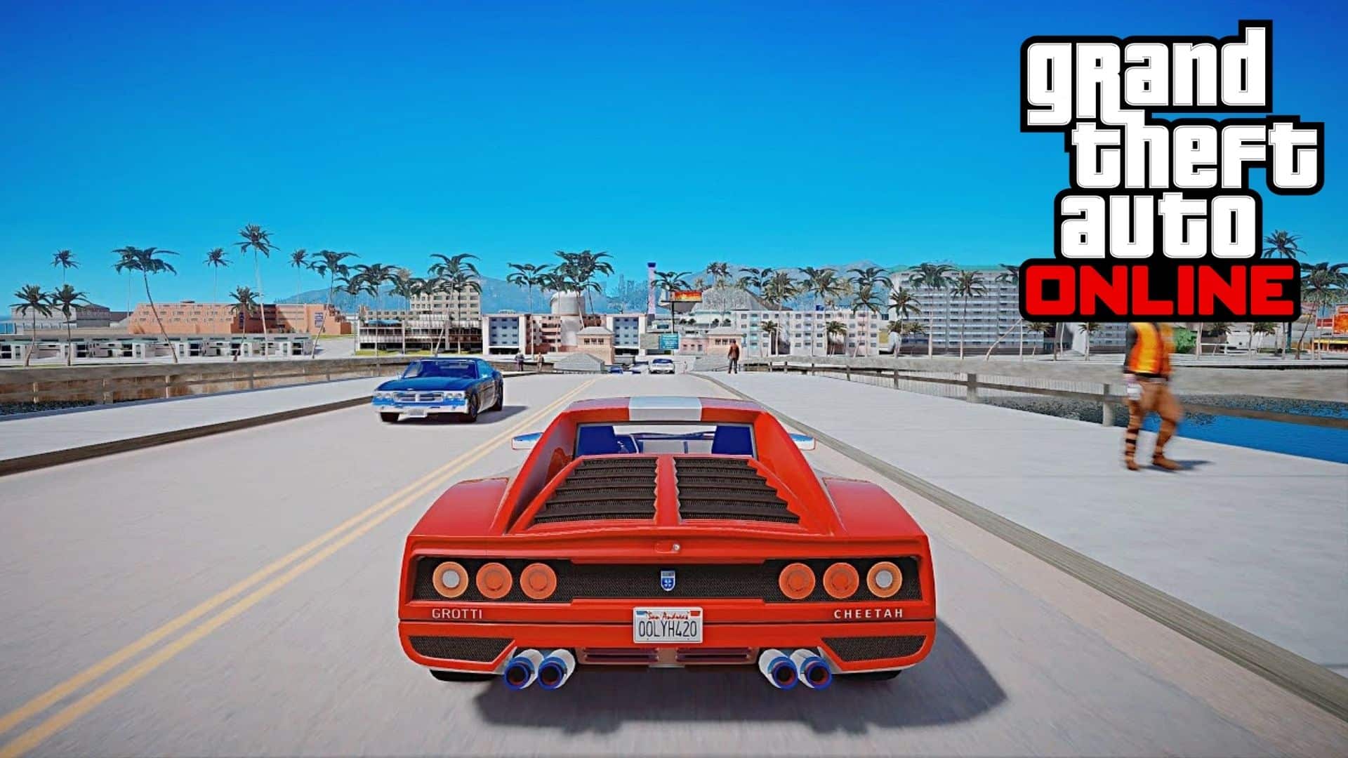 GTA online mod of Vice City with updated graphics