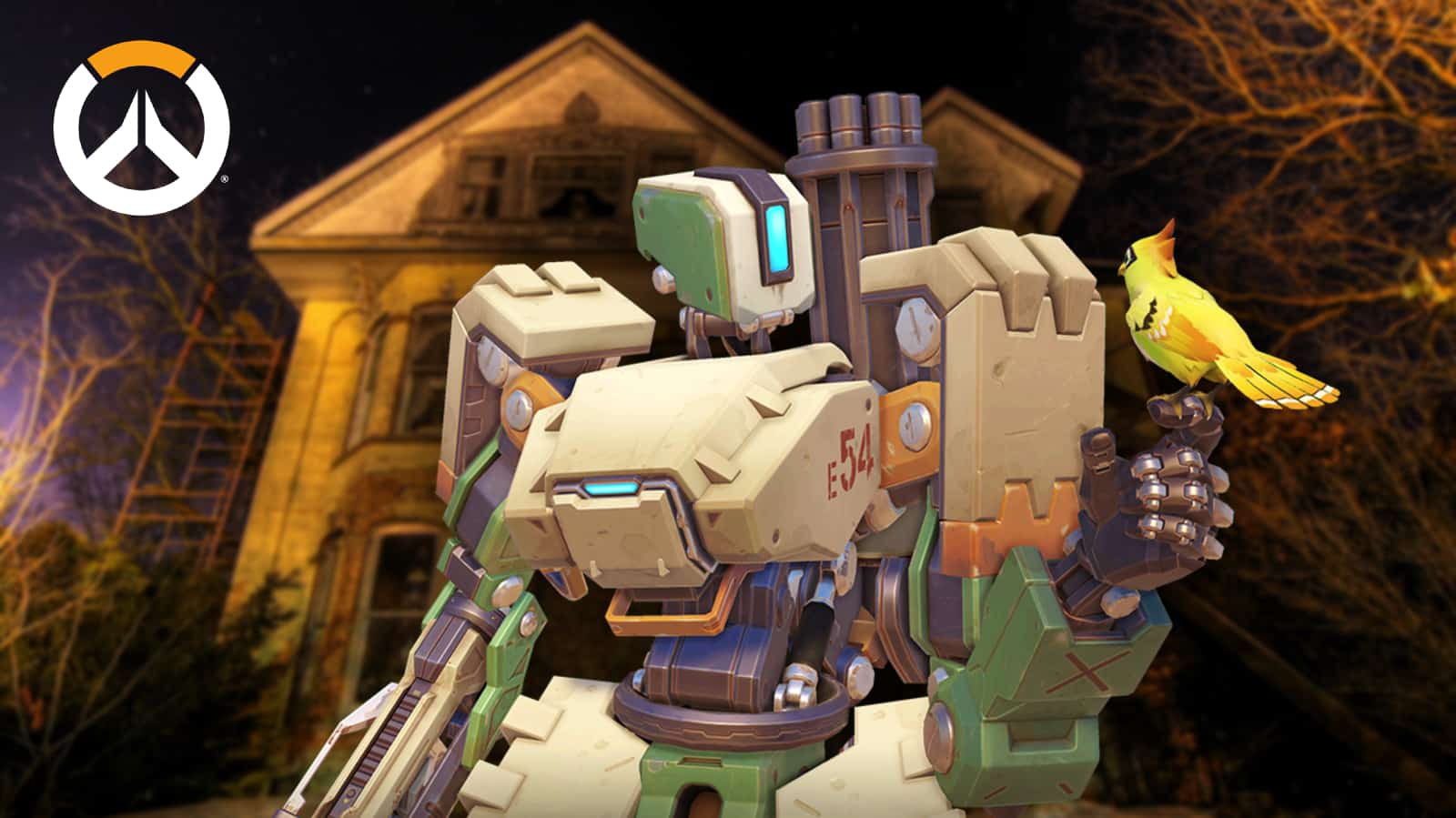 Overwatch Bastion haunted house skin concept