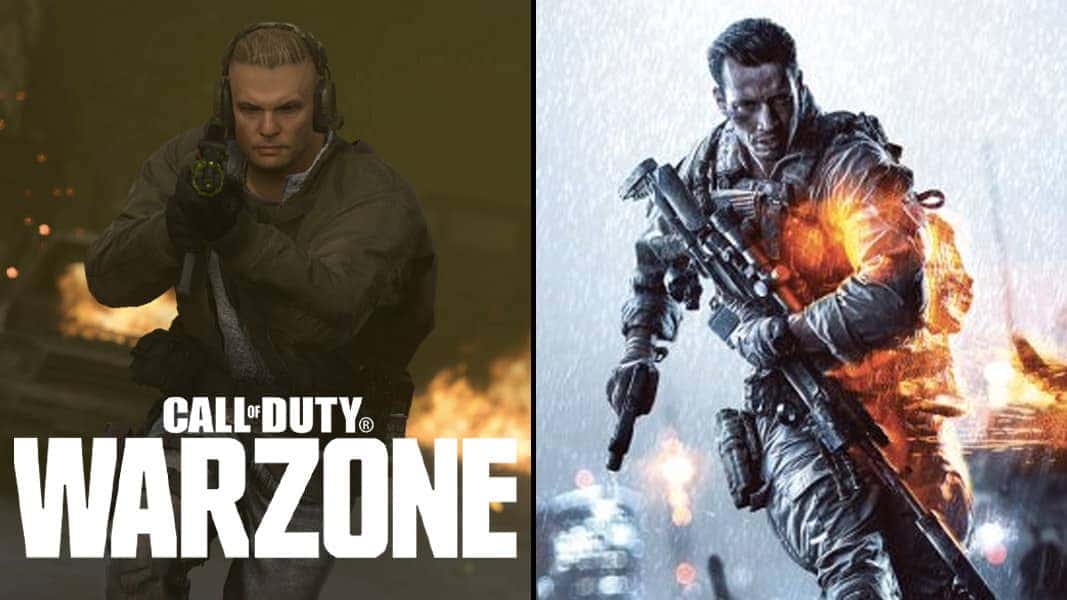 Warzone character alongside Battlefield character