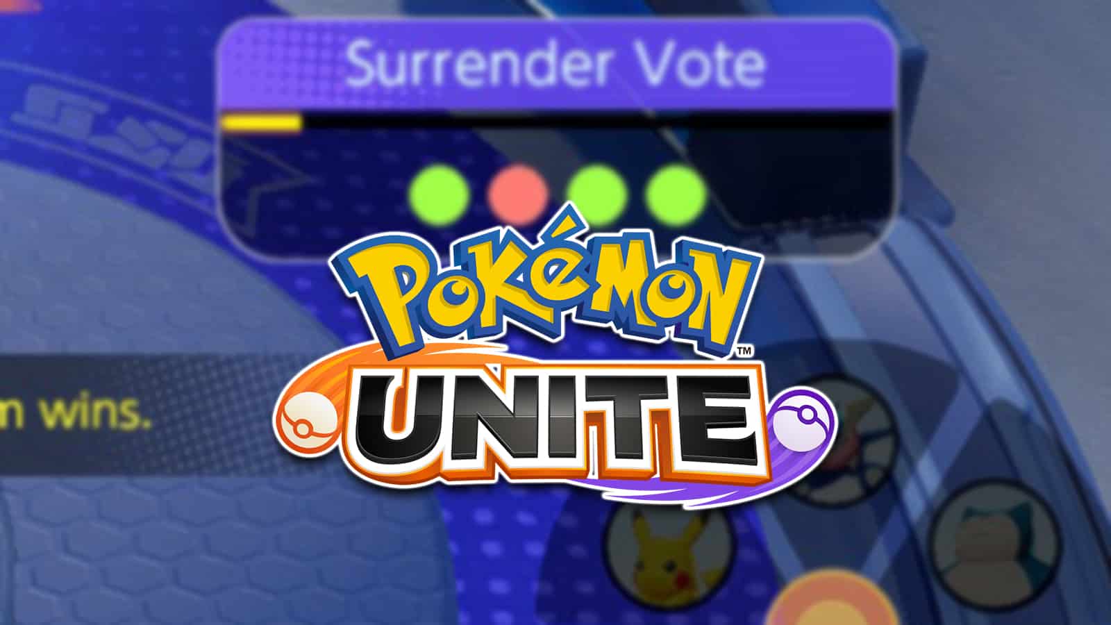 Pokemon Unite how to surrender