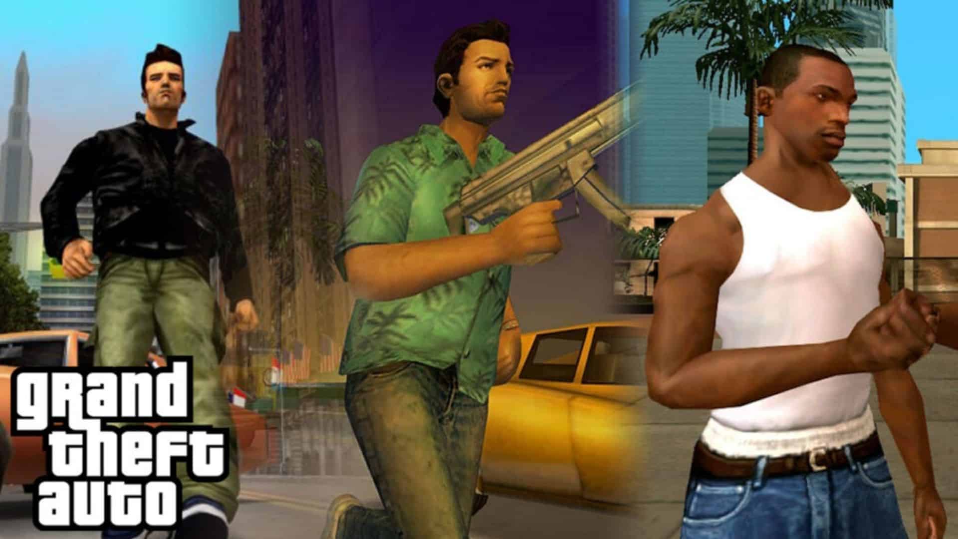 GTA 3, Vice City and San Andreas main characters
