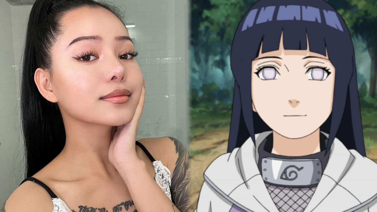 Bella Poarch cosplays Naruto Hinata